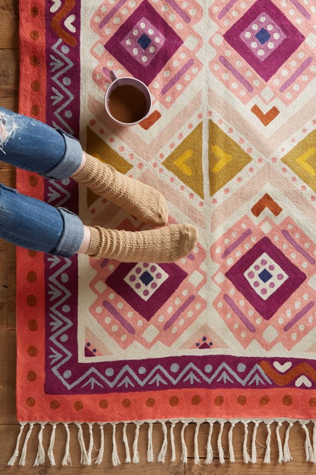 Kaleidoscopic Blooms Rug #1
