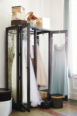 Mirrored Display Armoire