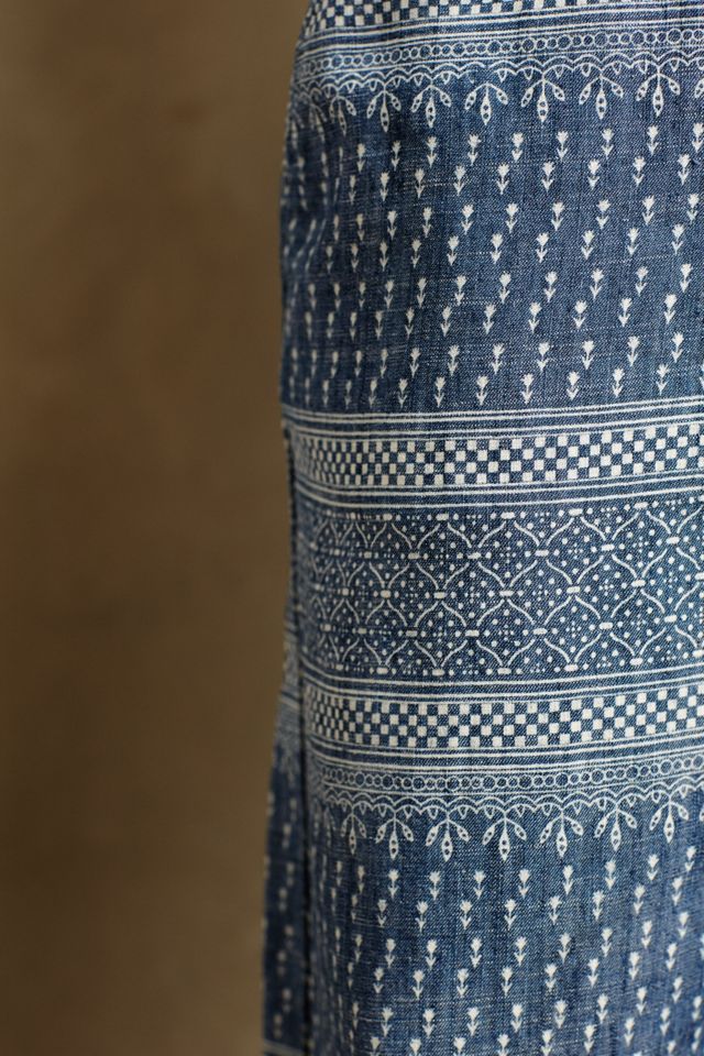 Mosaic Chambray Joggers #3