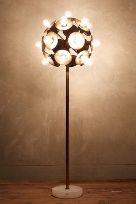 Metallic Bloom Floor Lamp