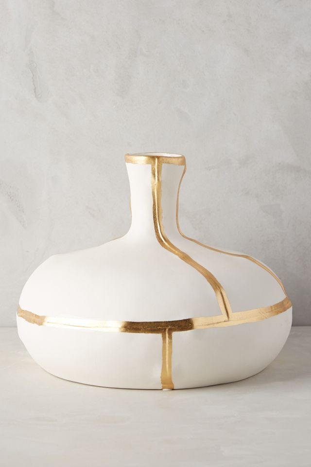 Fused Gold Vase #3