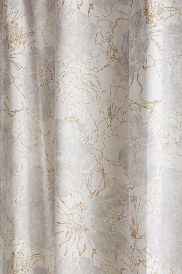 Tropical Blossom Shower Curtain #1