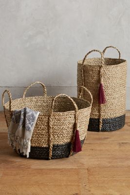 Balinese Tassel Basket