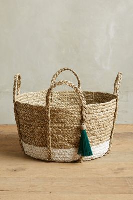 Balinese Tassel Basket