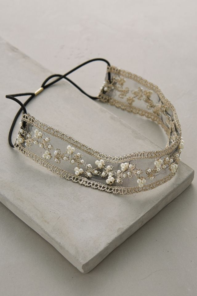 Pearled Vinea Headband