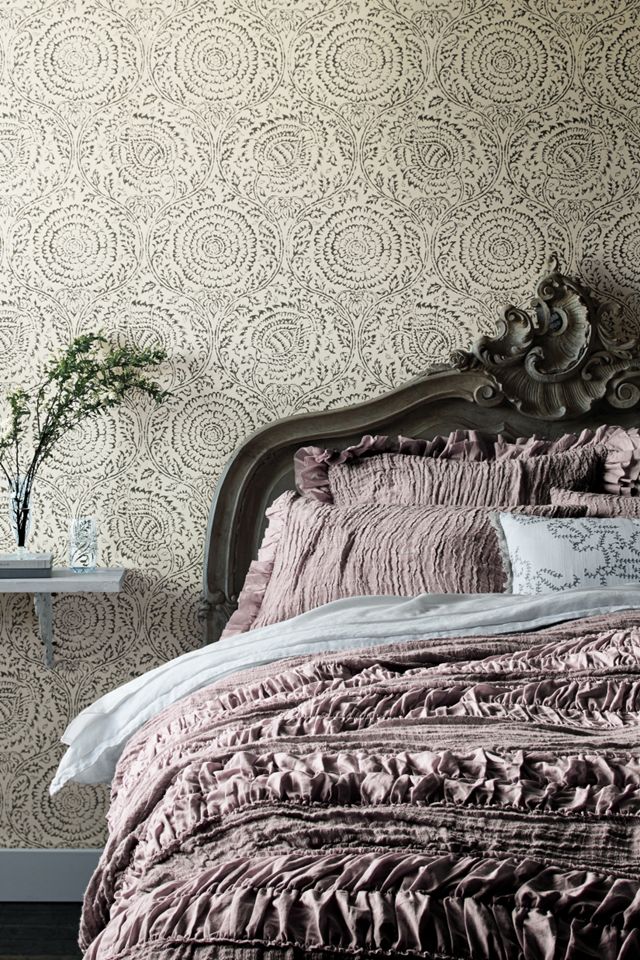 Pergola Floral Grey Wallpaper #3