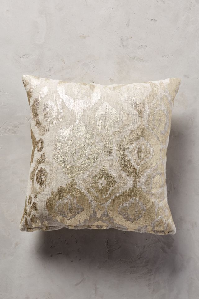 Metallic Ikat Pillow  #3