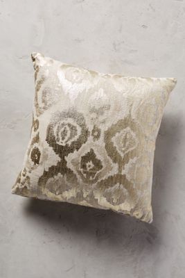 Metallic Ikat Pillow 