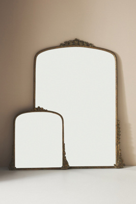 Anthropologie Gleaming Primrose Mirror In Blue