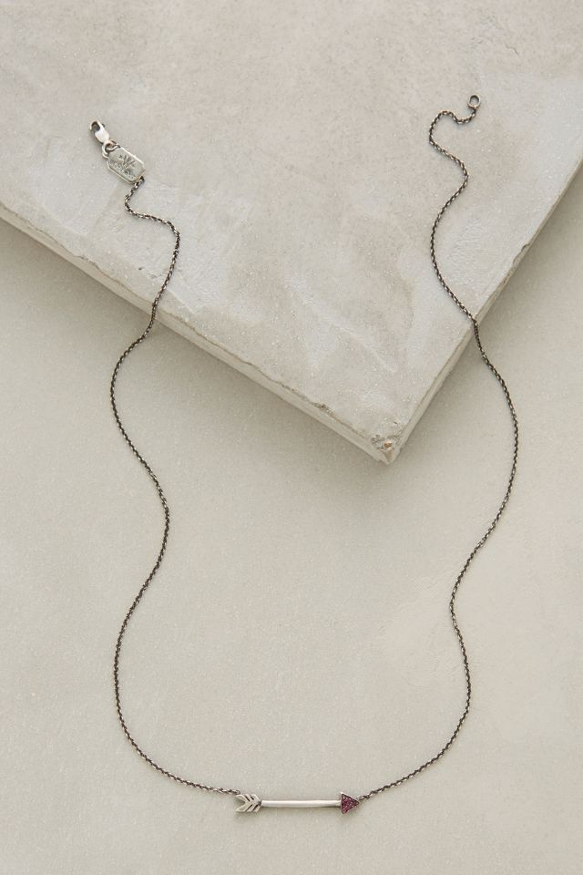 Sagitta Ruby Necklace Anthropologie