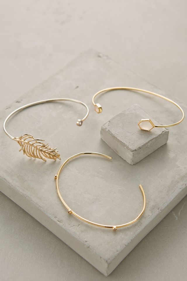 Gilded Leaf Bangles #1