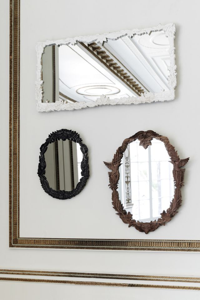 Handcarved Menagerie Mirror #1