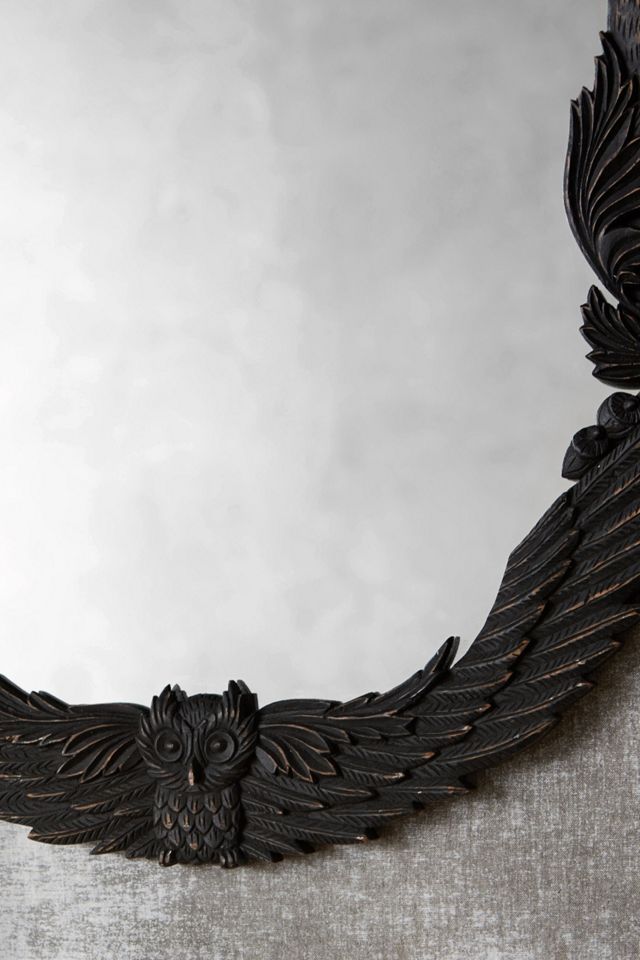 Handcarved Menagerie Mirror #3