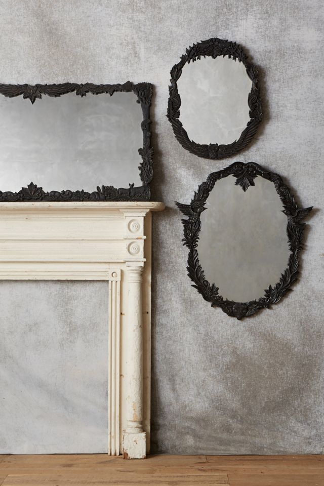 Handcarved Menagerie Mirror #6
