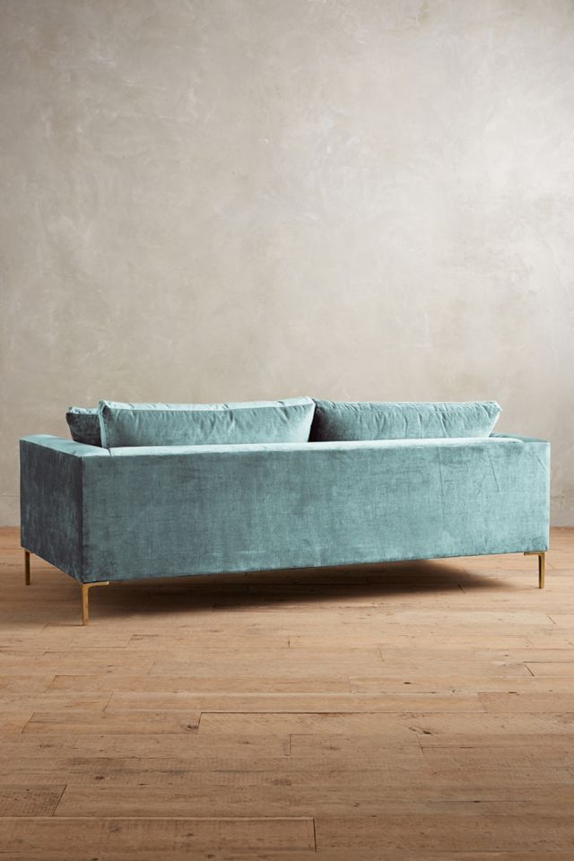 Slub Velvet Edlyn Sofa #1
