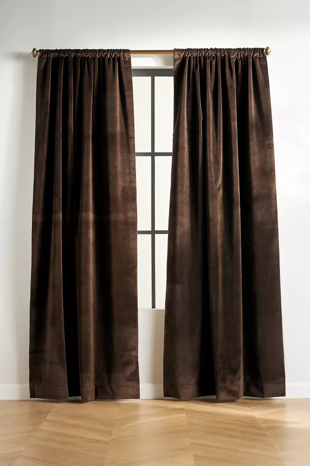 anthropologie.com | Matte Velvet Curtain