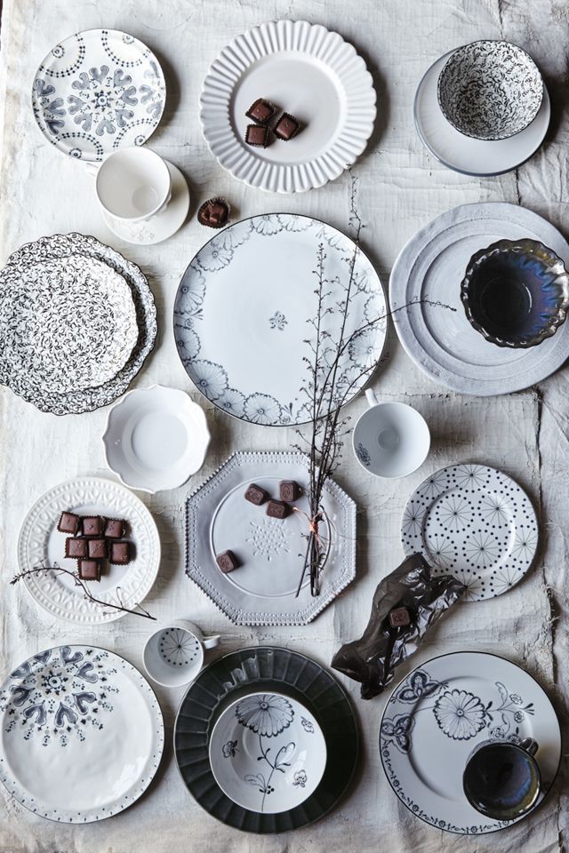 Latte Dinner Plate Set #3