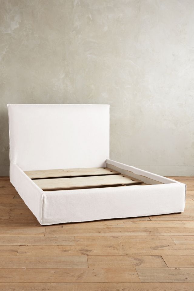 Belgian Linen Carlier Slipcover Bed #2
