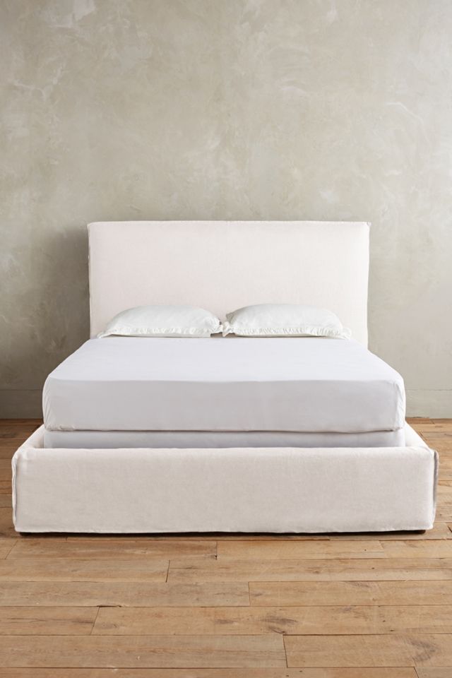 Belgian Linen Carlier Slipcover Bed #3