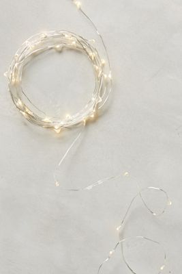 Aurora Silver String Lights