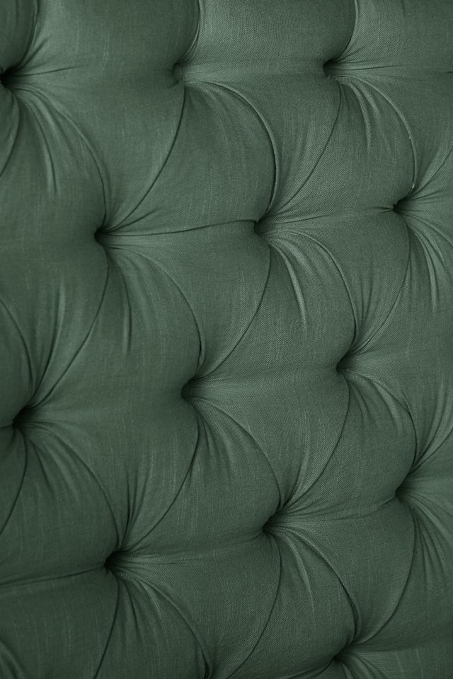 Linen Tufted Wingback Bed #3