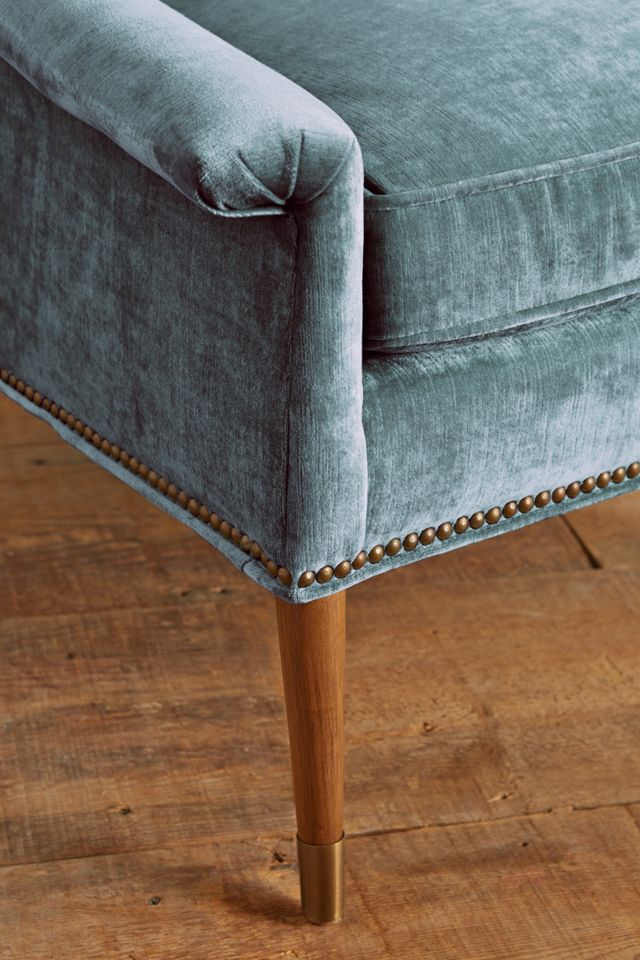 Slub Velvet Tillie Armchair #2