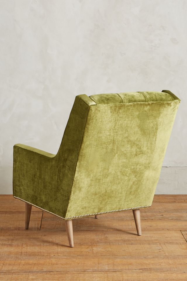 Slub Velvet Booker Armchair #2