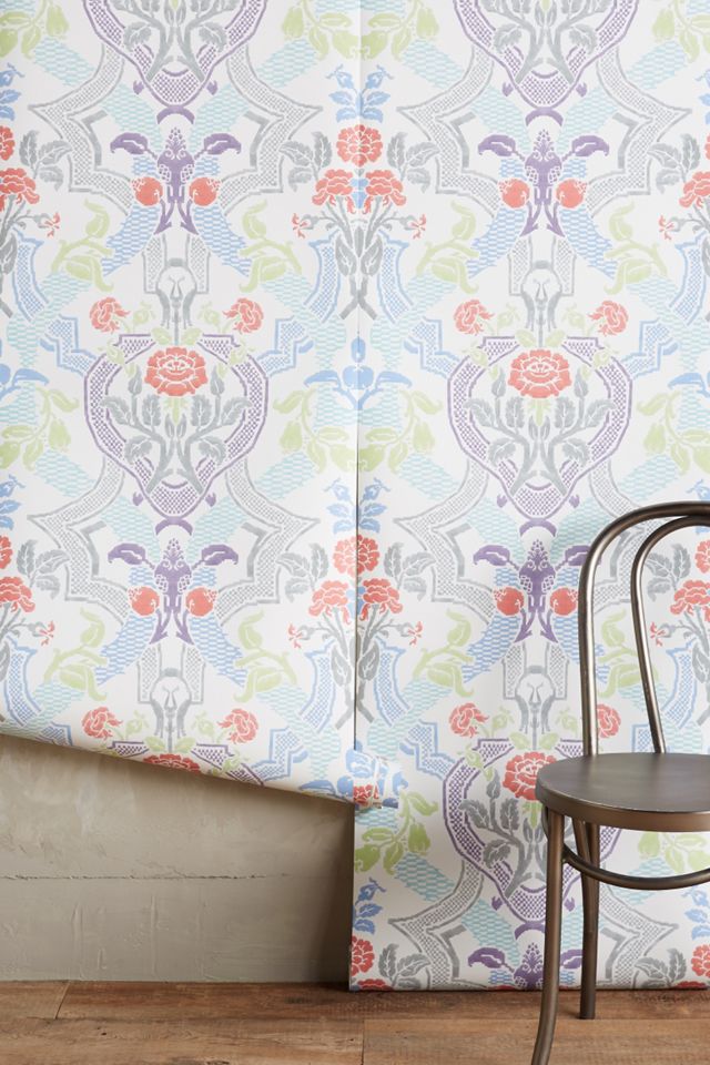 Delia Damask Wallpaper #1