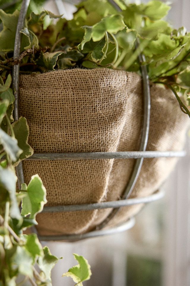 WaterSaving Natural Hanging Basket Liner Anthropologie