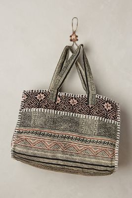 anthropologie duffle bag