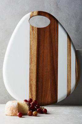 White Stripe Cheese Board