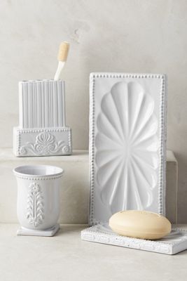 Imprinted Camellia Bath Collection