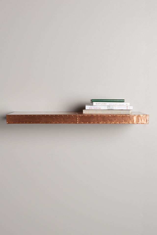 Burnished Metal Floating Shelf #3
