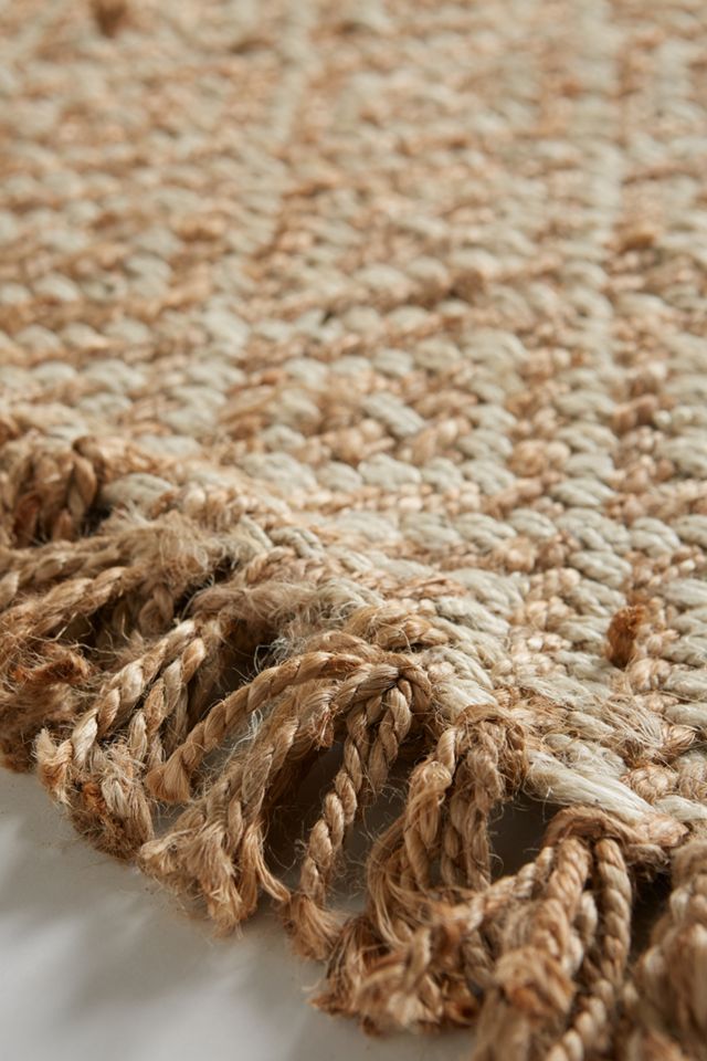 Diamond Tile Jute Rug #1