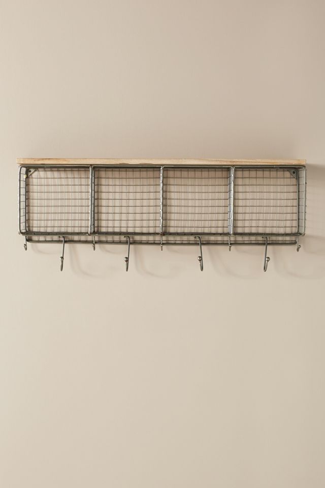 Wire Cubby Wall Shelf #1