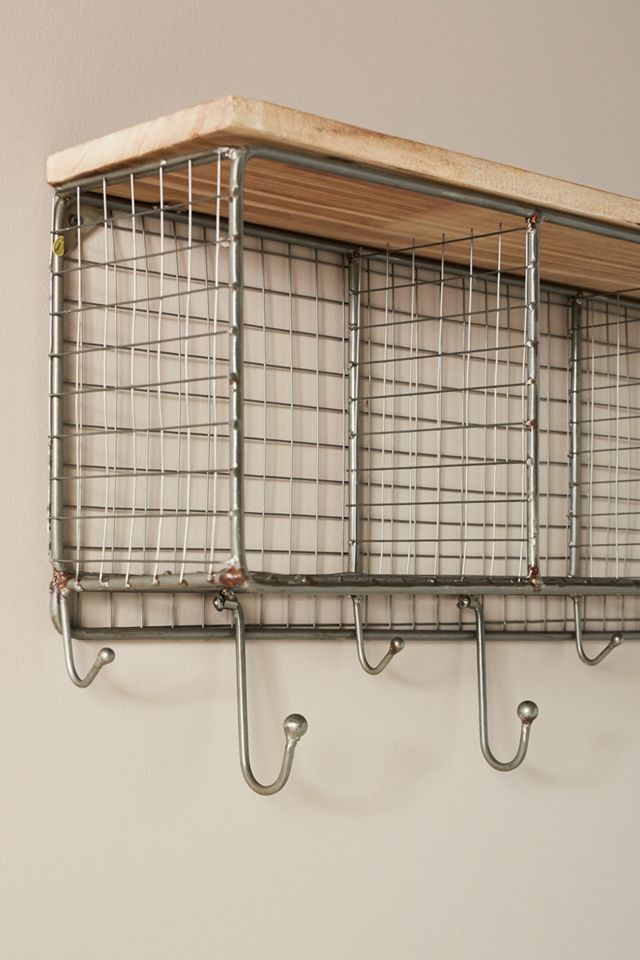 Wire Cubby Wall Shelf #2