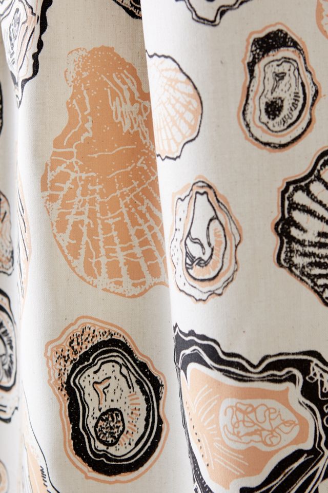 Oyster Shells Dishtowel #3