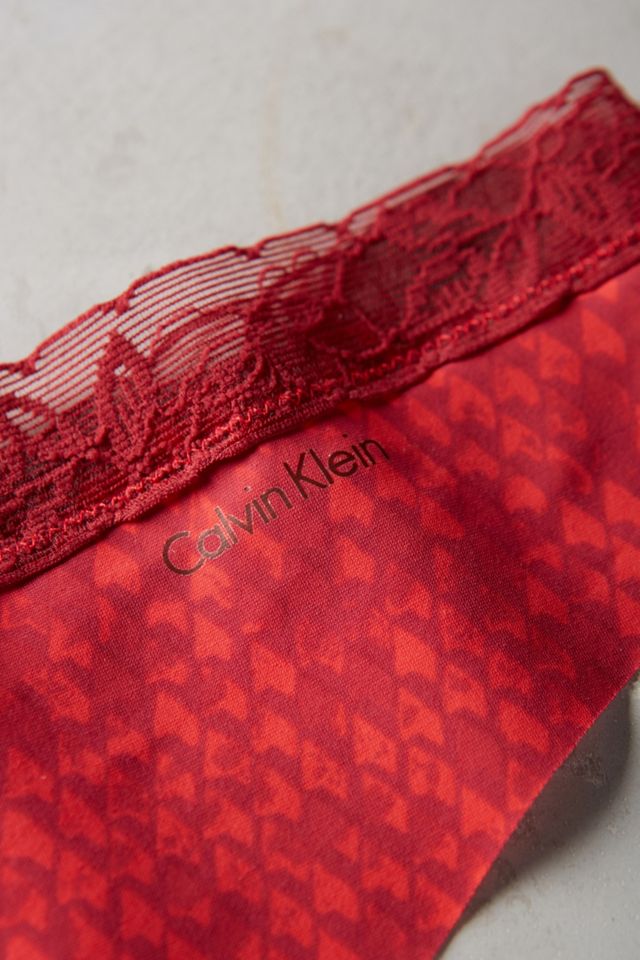 Calvin Klein Underwear Invisible Lace-Trim Thong #3