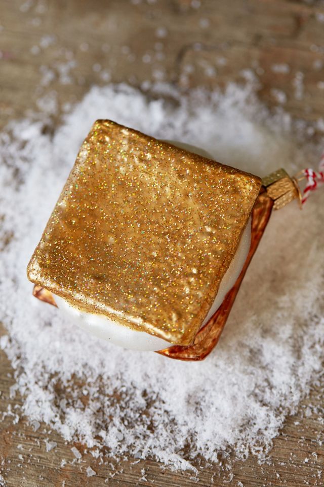 S’more Glass Ornament #1