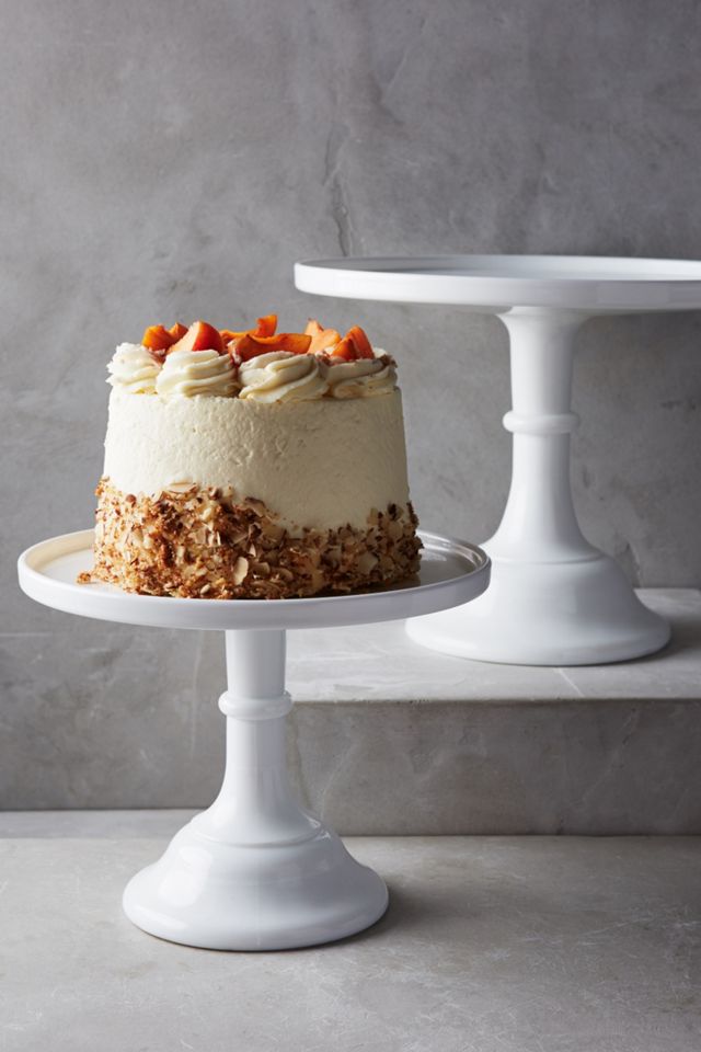 Milk Glass Cake Stand #1