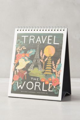 Travel The World 2016 Desk Calendar