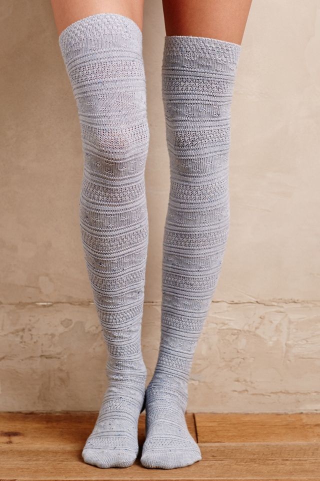 Diamante Over-The-Knee Socks