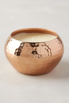 Capri Blue Textured Copper Candle