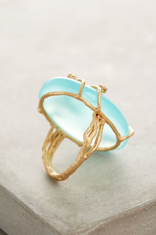 Ivied Looking Glass Ring #1