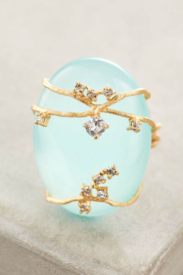 Ivied Looking Glass Ring #2
