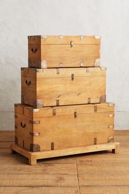 Stacking Steamer Trunk