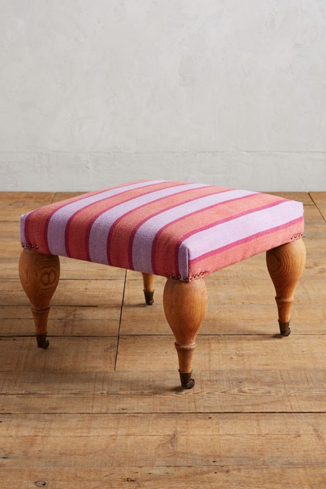 Cotton Dhurrie Trinette Ottoman #1