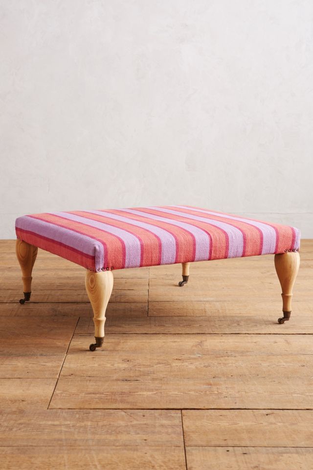 Cotton Dhurrie Trinette Ottoman #3