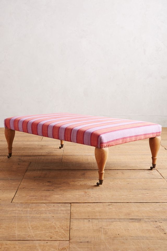 Cotton Dhurrie Trinette Ottoman #4