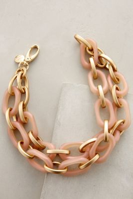 Cafe Au Lait Link Necklace